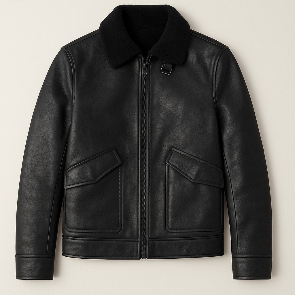 Men's Suede Aviator Jacket