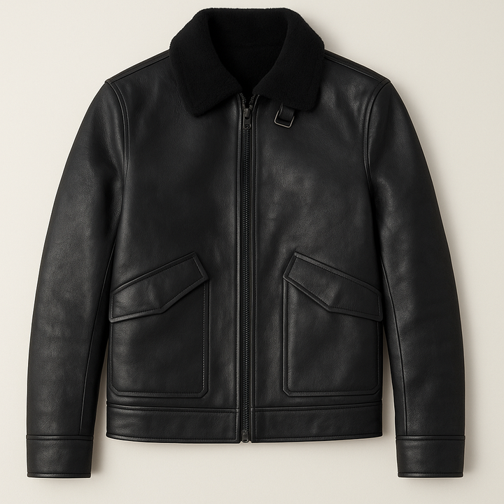 Men's Suede Aviator Jacket