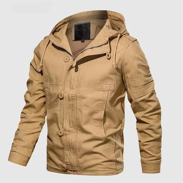 Men's Tactical Hooded Jacket - Versatile Outdoor Gear