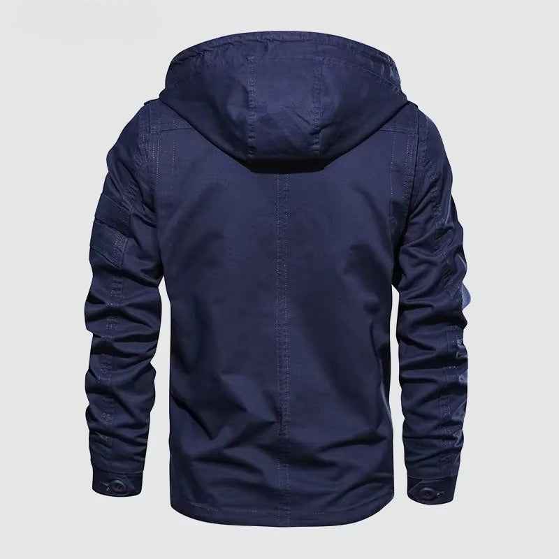 Men's Tactical Hooded Jacket - Versatile Outdoor Gear