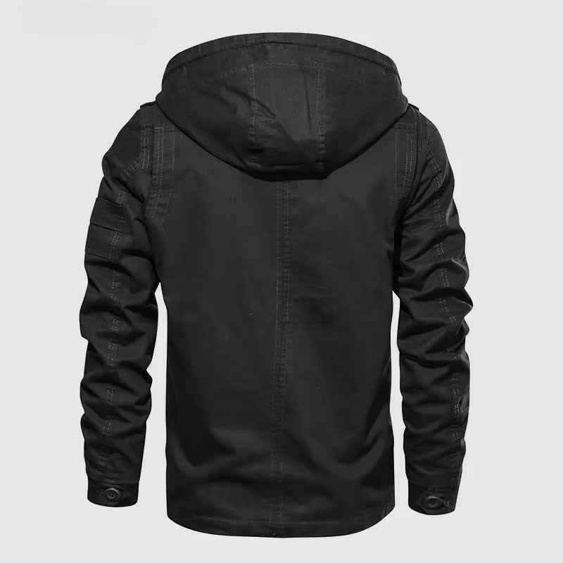 Men's Tactical Hooded Jacket - Versatile Outdoor Gear