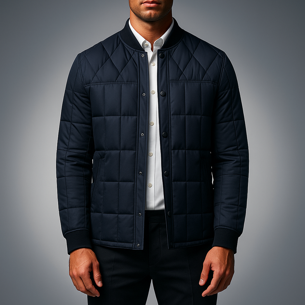 Men's Tailored Blanchard Coat Navy Blue