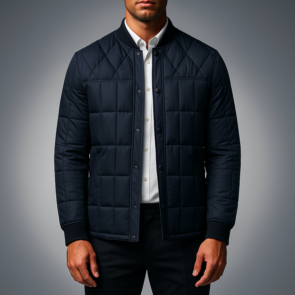 Men's Tailored Blanchard Coat Navy Blue