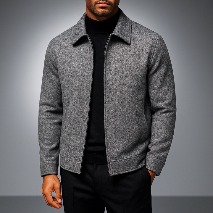Men's Tailored Jacket - Stylish and Versatile Outerwear Gray