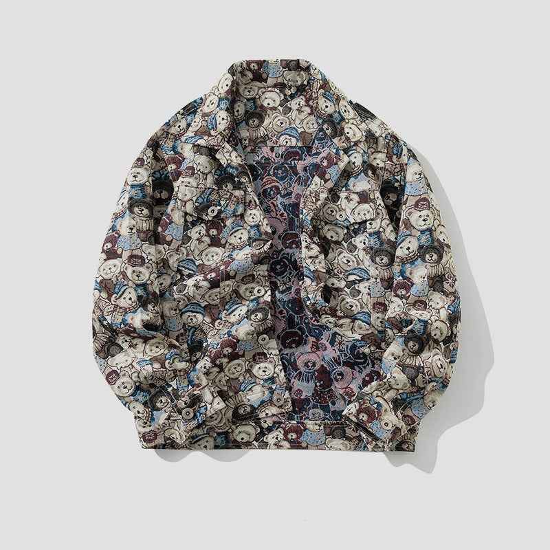 Men's Tapestry Jacket - Stylish and Versatile Outerwear Plush