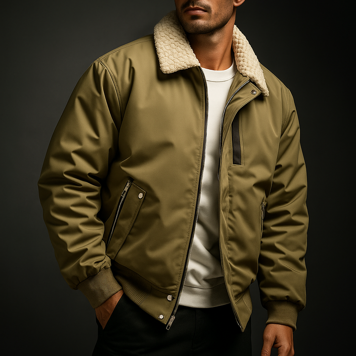 Men's Telluride Bomber Jacket - Stylish and Versatile Outerwear Green