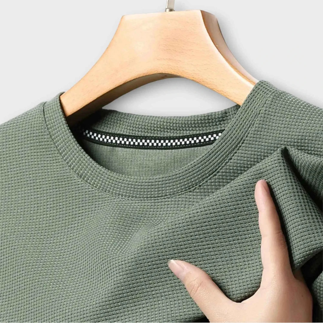 Men's Textured T-Shirt - Stylish and Comfortable