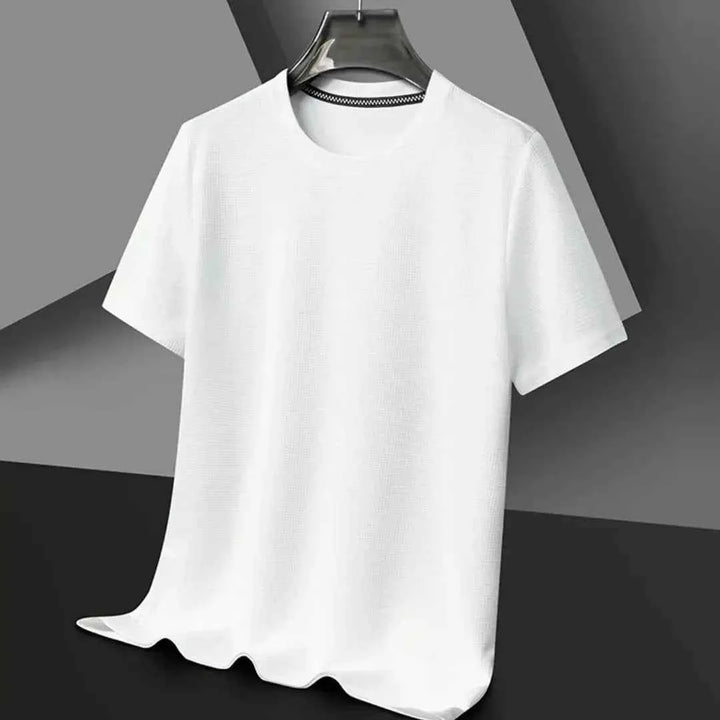 Men's Textured T-Shirt - Stylish and Comfortable White
