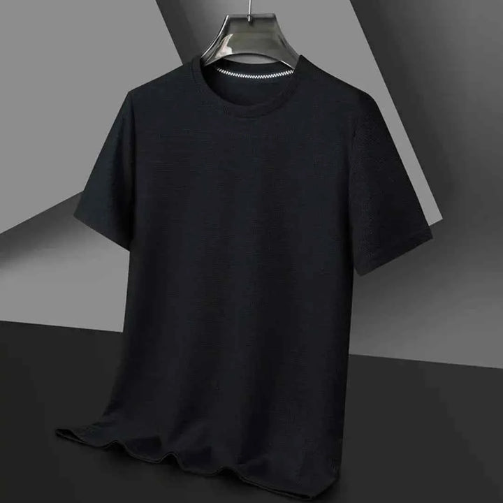Men's Textured T-Shirt - Stylish and Comfortable Black
