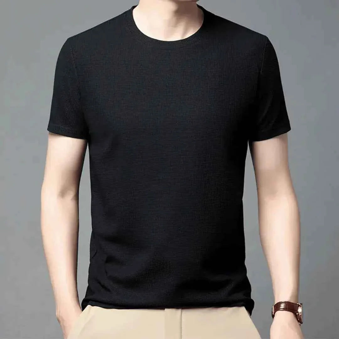 Men's Textured T-Shirt - Stylish and Comfortable