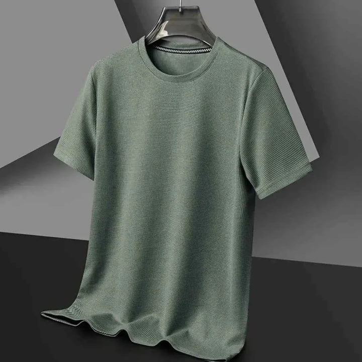 Men's Textured T-Shirt - Stylish and Comfortable Green