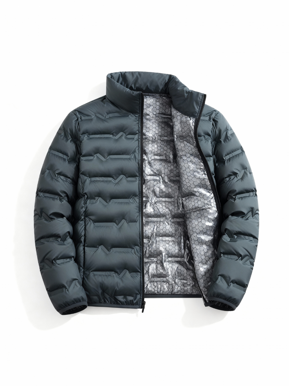 Men's Thermal Down Jacket - Monterra Style Slate
