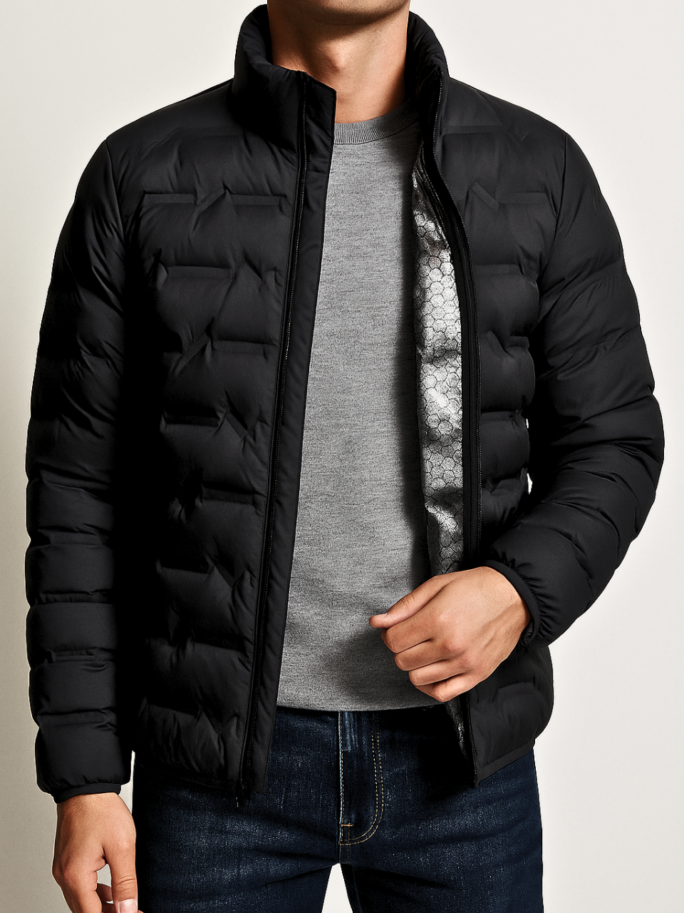 Men's Thermal Down Jacket - Monterra Style