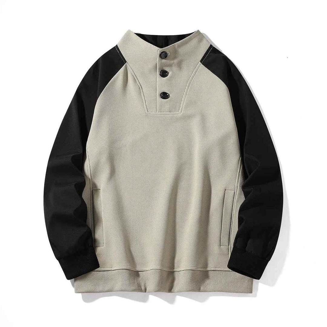 Men's Thermal Pullover for Ultimate Warmth Apricot