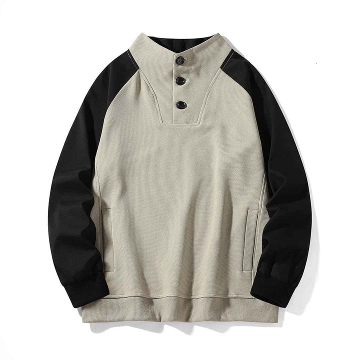 Men's Thermal Pullover for Ultimate Warmth Apricot