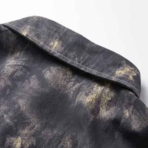 Men's Tie-Dye Button-Up Shirt
