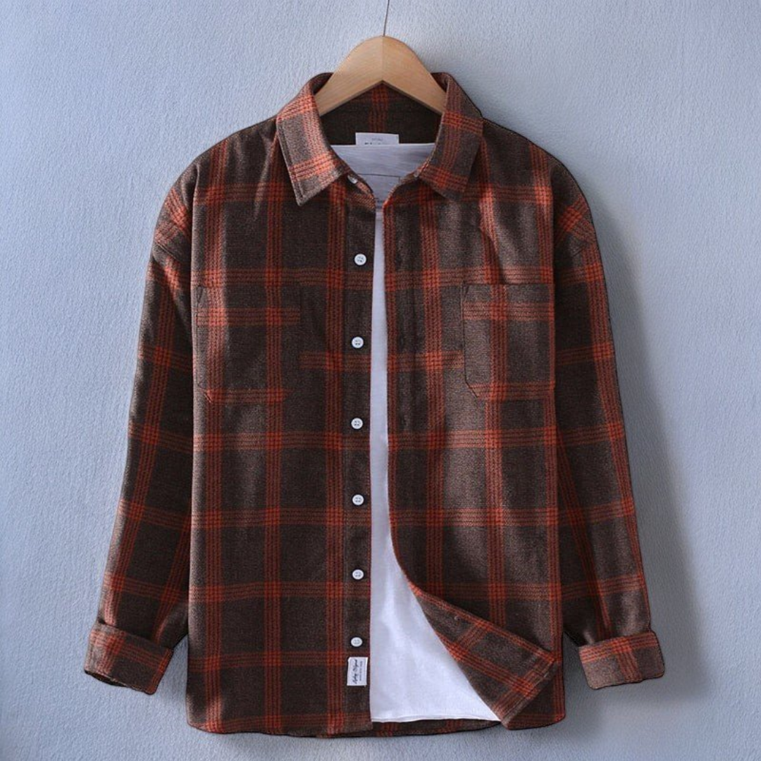 Men's Timeless Plaid Shirt Red