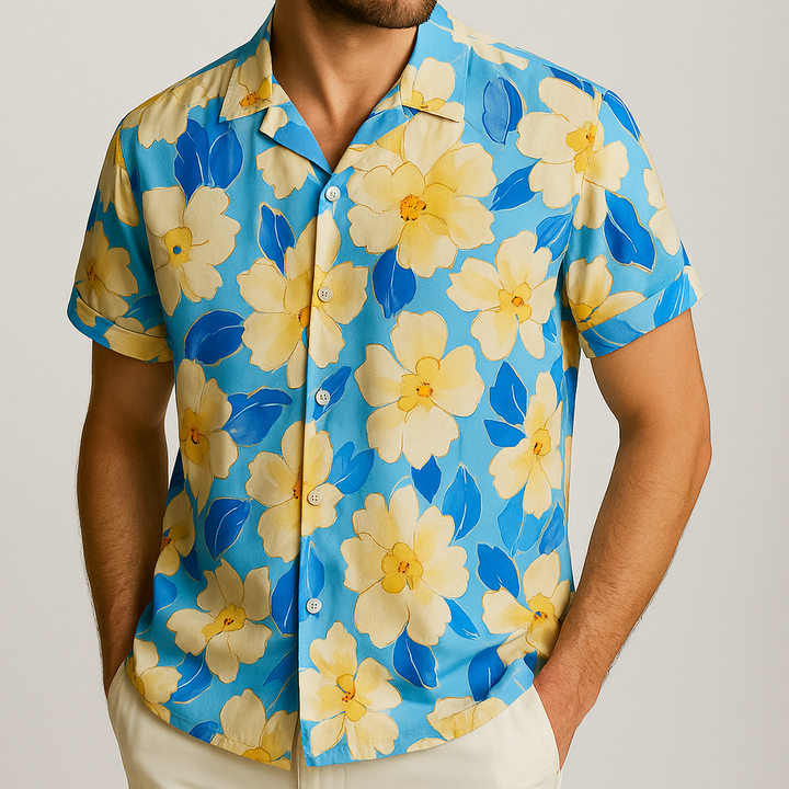 Men's Tropical Print Shirt
