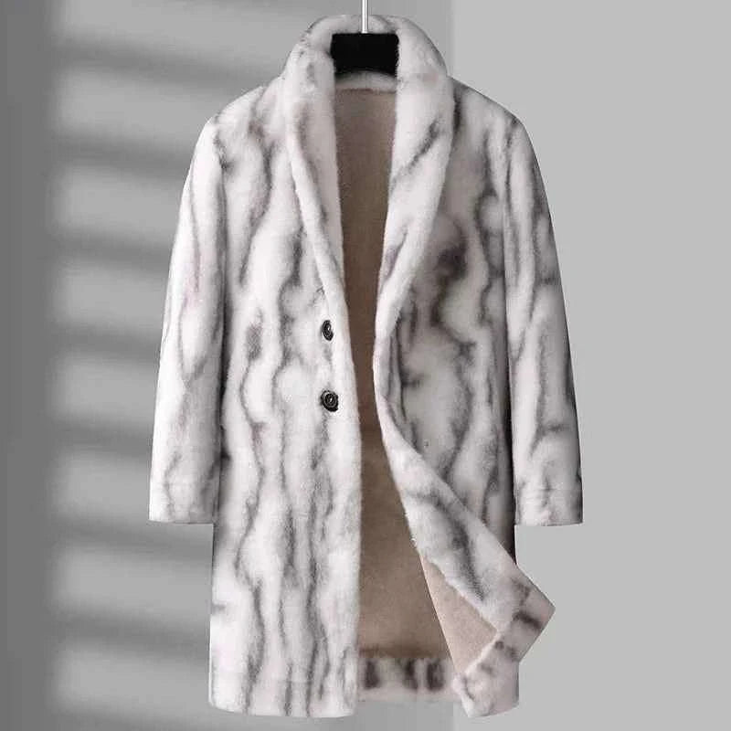 Men's Twin-Style Coat White