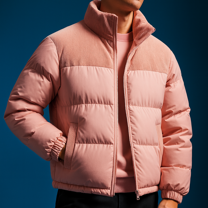 Men's Urban Puffer Jacket Blush Pink