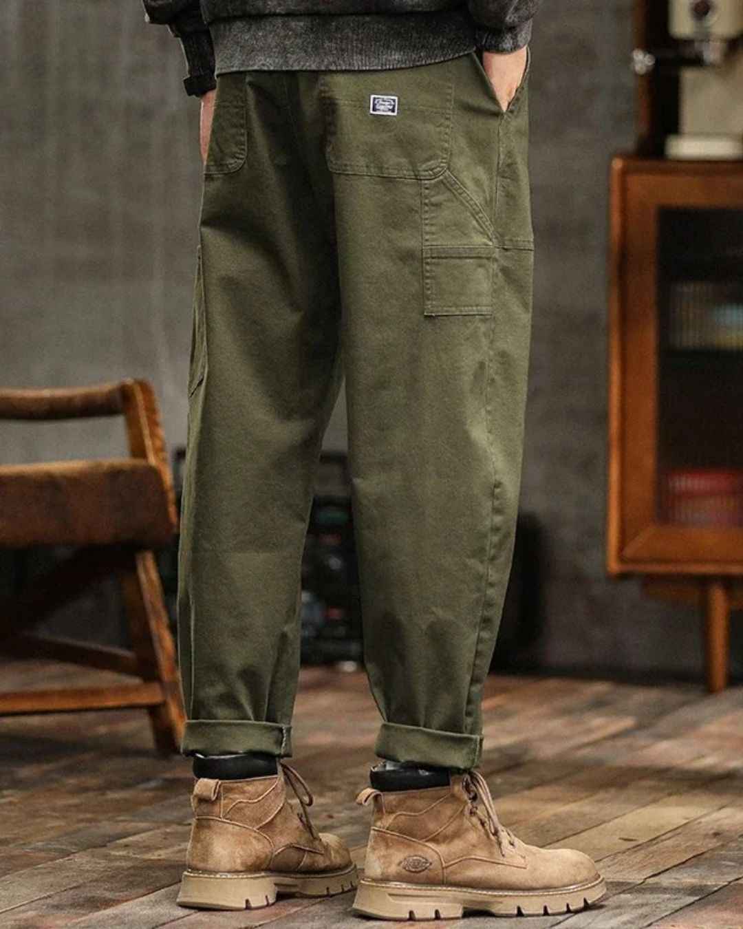 Men's Utility Pocket Work Pants by UrbanForge