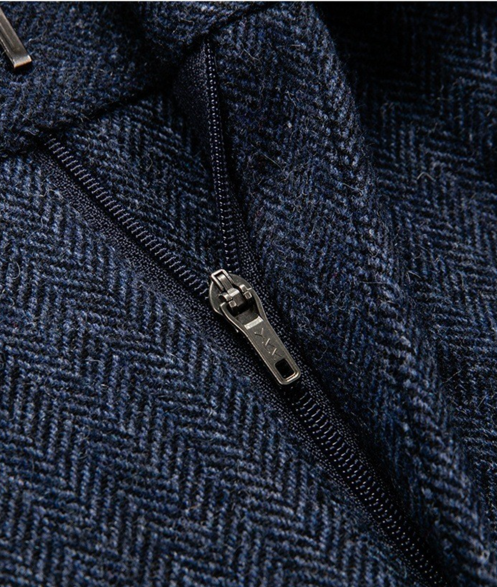 Men's Vintage-Inspired Tweed Pants for Comfortable Wear