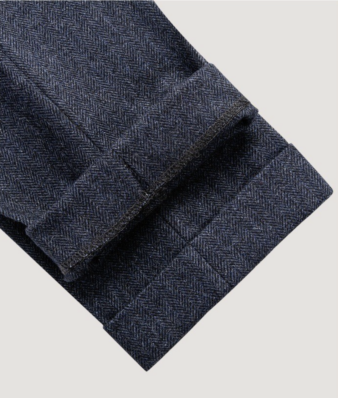 Men's Vintage-Inspired Tweed Pants for Comfortable Wear