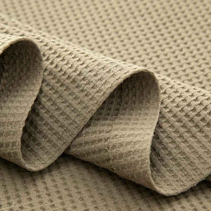 Men's Waffle-Knit Quarter Zip Sweater