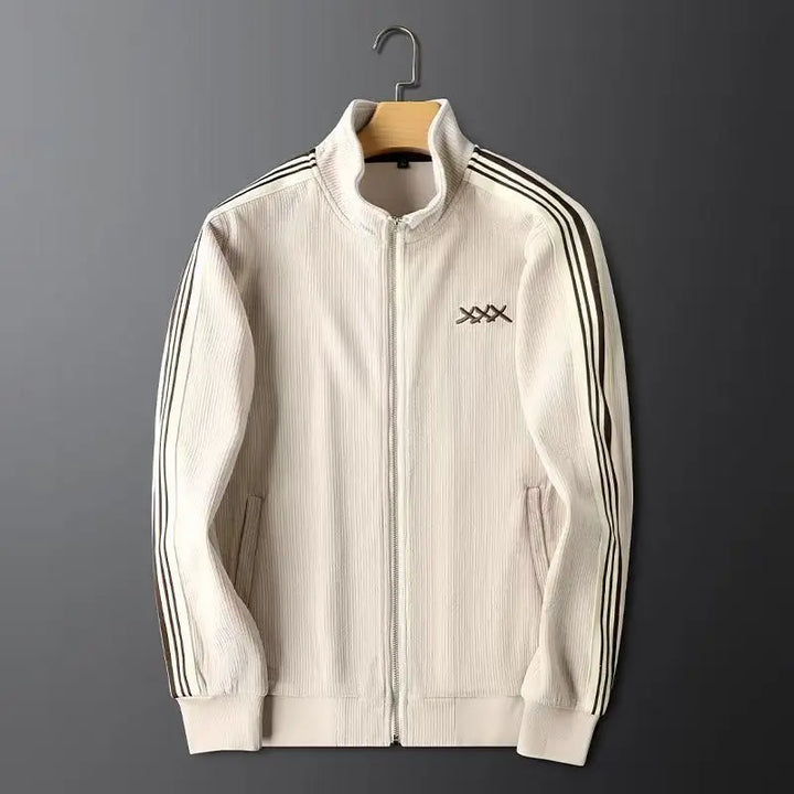 Men’s Warm Zip-Up Sports Set – Two-Piece Jacket & Pants