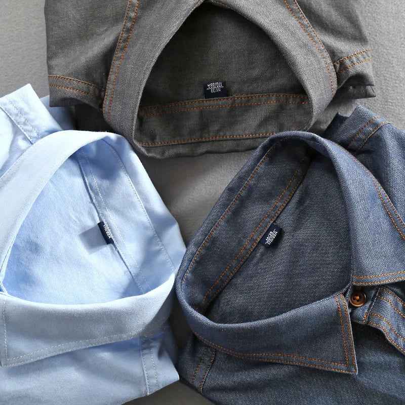 Men's Washed Cotton Shirt