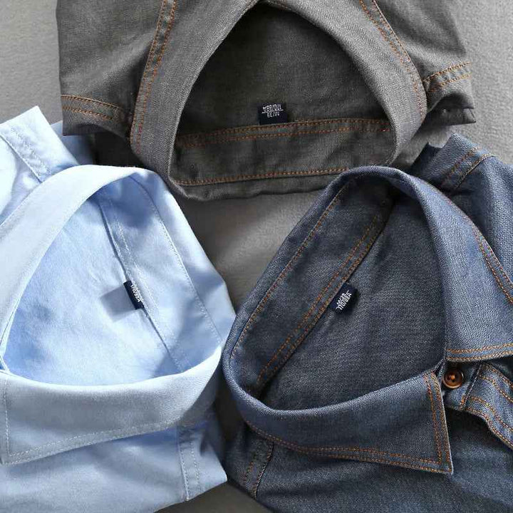Men's Washed Cotton Shirt