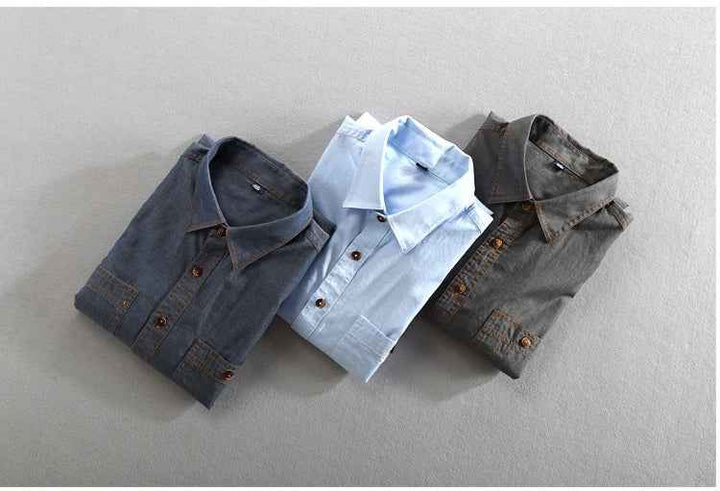 Men's Washed Cotton Shirt