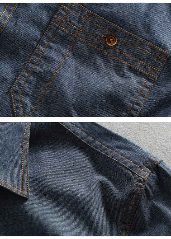 Men's Washed Cotton Shirt