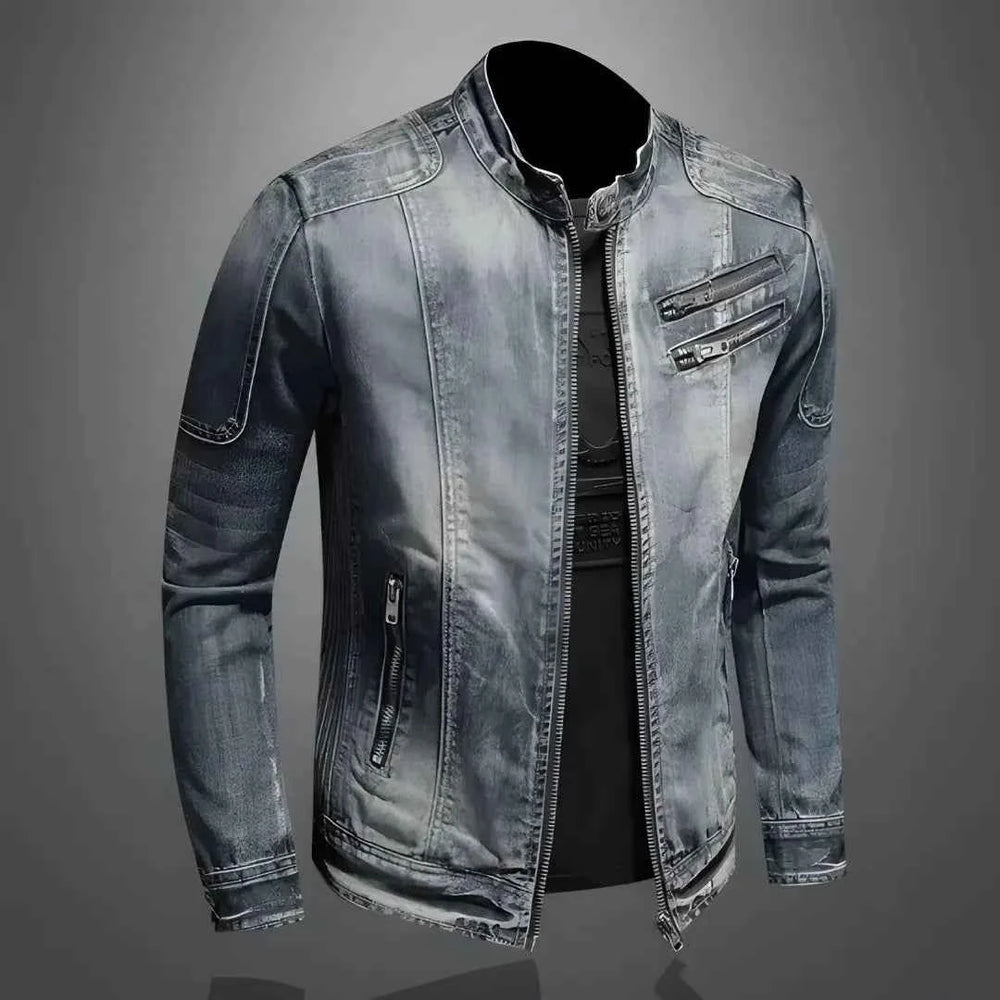 Men's Washed Denim Jacket