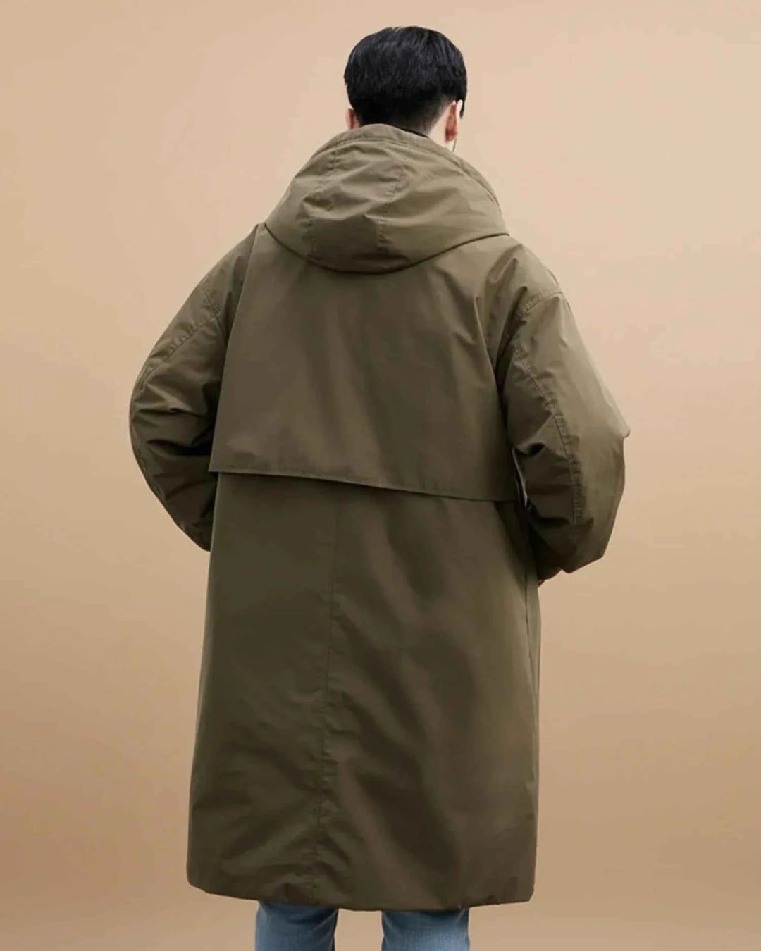 Men's Waterproof Hooded Overcoat