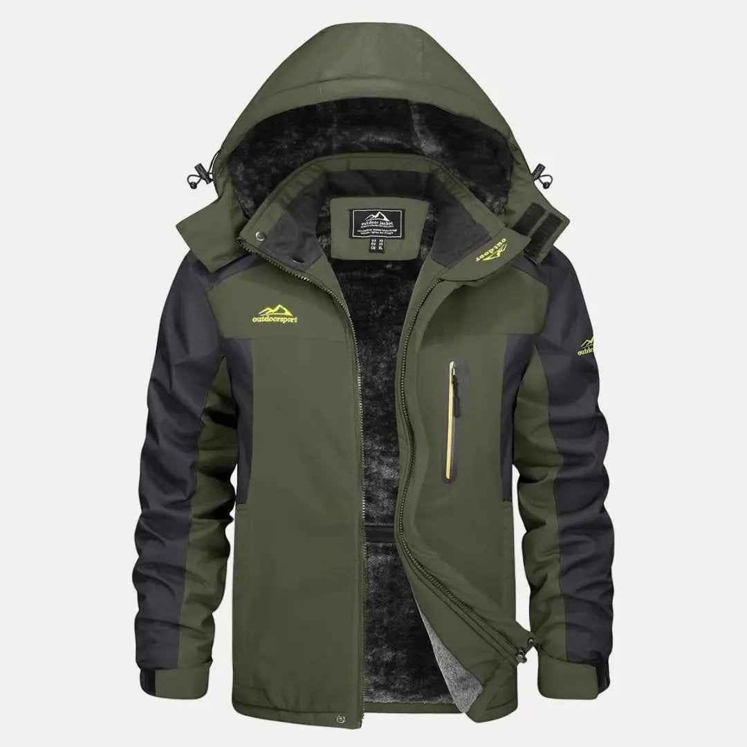 Men's Waterproof Insulated Jacket Green