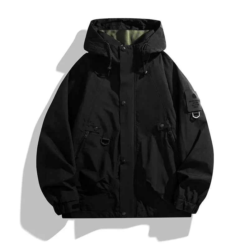 Men's Waterproof Outdoor Jacket Black