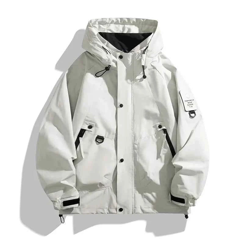 Men's Waterproof Outdoor Jacket White