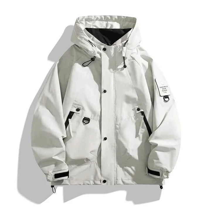 Men's Waterproof Outdoor Jacket White