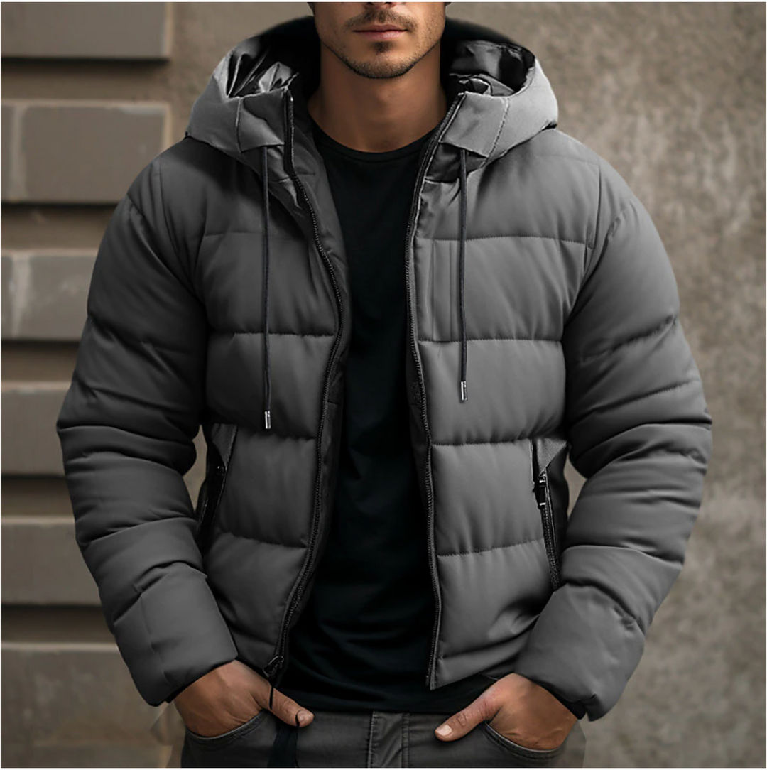 Men's Waterproof Winter Jacket Grey