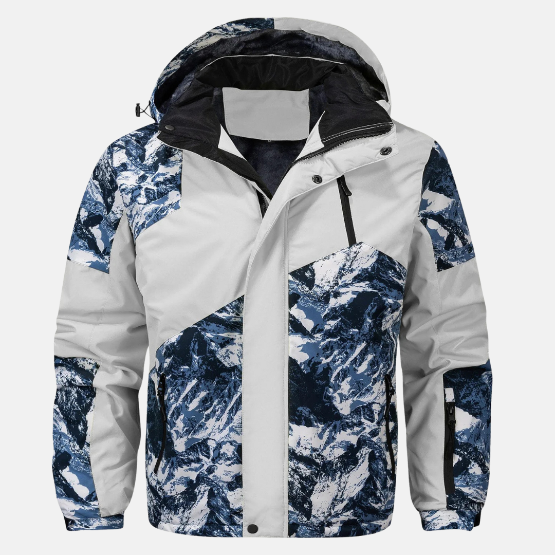 Men's Waterproof Winter Jacket White