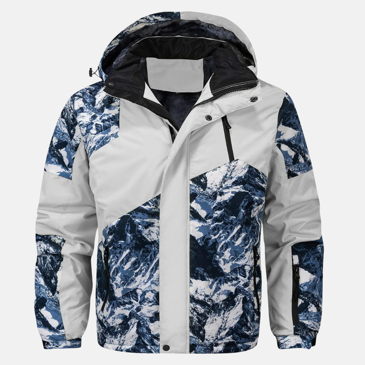 Men's Waterproof Winter Jacket White