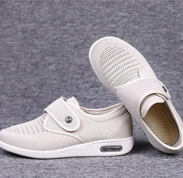 Men's Wide Diabetic Shoes for Women Light Brown