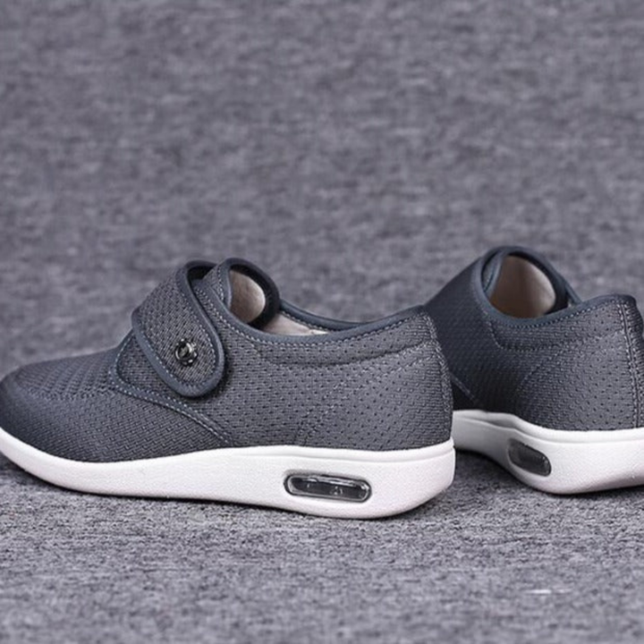 Men's Wide Diabetic Shoes for Women Gray