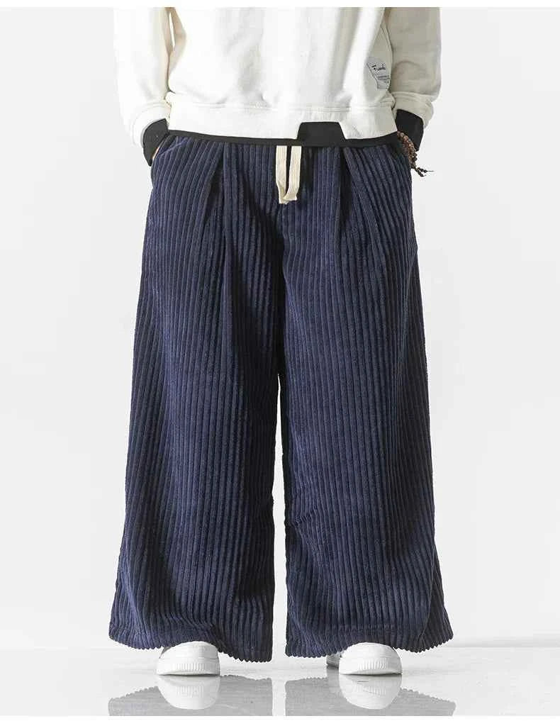 Men's Wide-Leg Corduroy Pants - Heritage Style