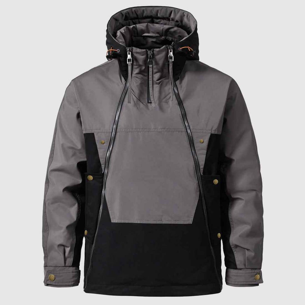 Men's Windproof Jacket Winter Essential Outerwear Collection Grey