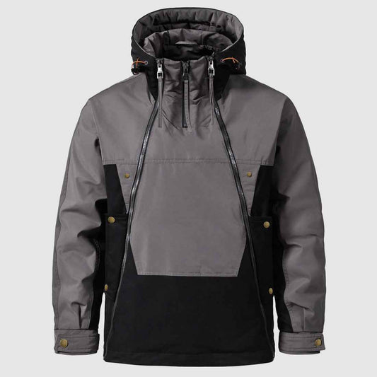 Men's Windproof Jacket Winter Essential Outerwear Collection Grey