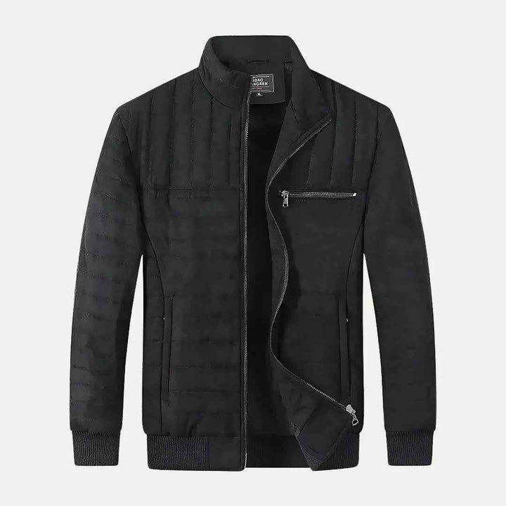 Men's Winter Cotton-Padded Jacket Black