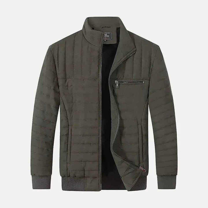 Men's Winter Cotton-Padded Jacket Army Green