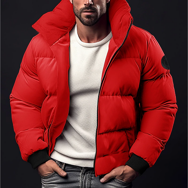 Men's Winter Jacket - Stylish & Warm Outerwear Red